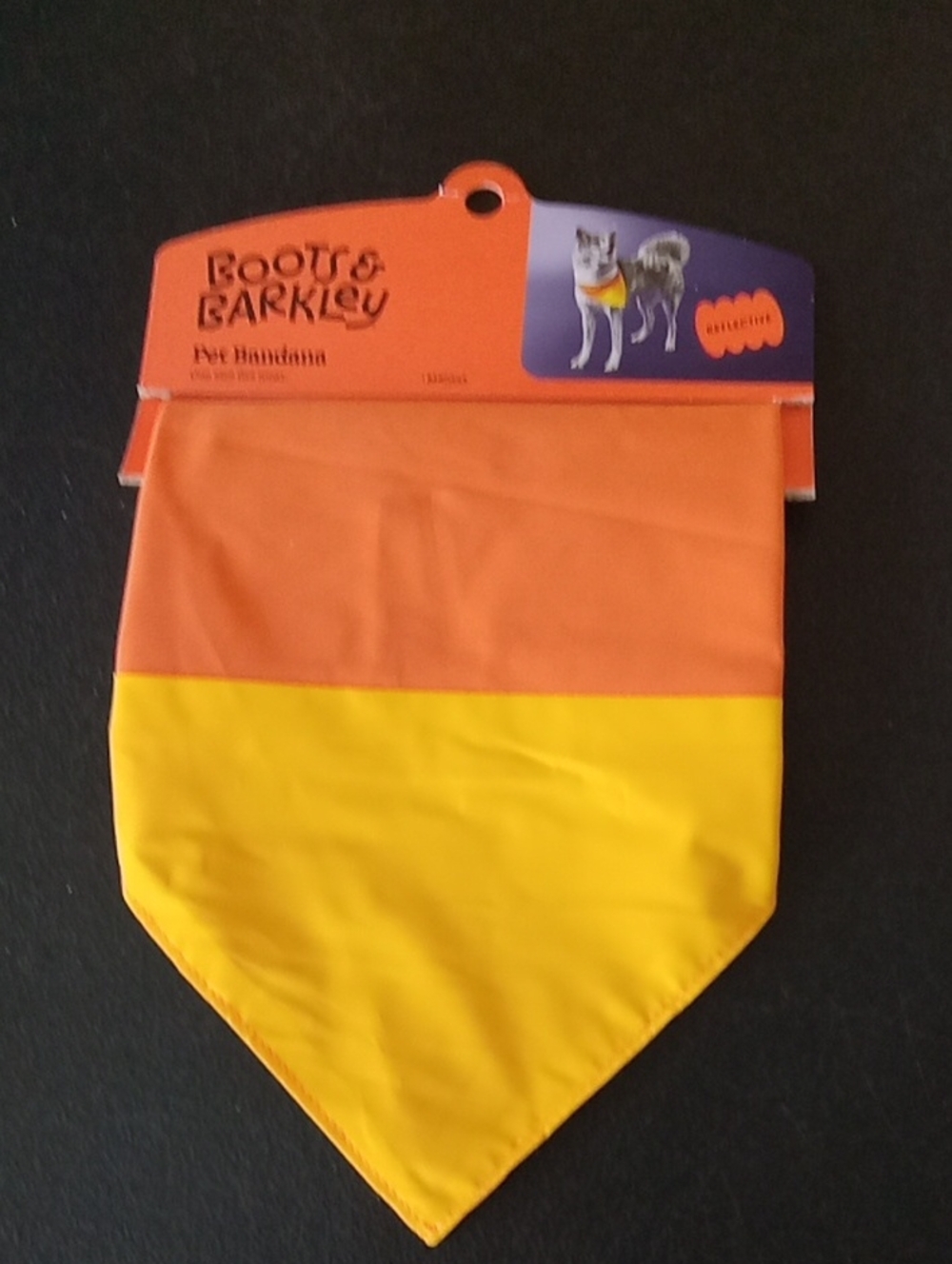 Boots & Barkley Pet Bandana Halloween Candy Corn